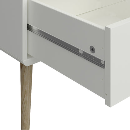 Softline Off White Wide Chest of Drawers 4+4 - White Tree Furniture