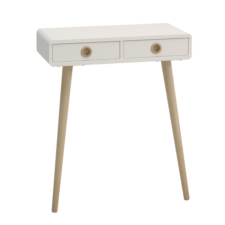 Softline Off White Low Hall Table - White Tree Furniture