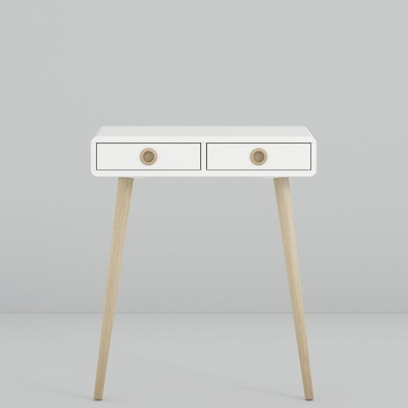 Softline Off White Low Hall Table - White Tree Furniture