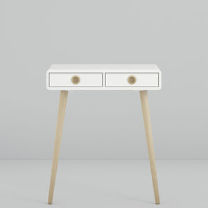 Softline Off White Low Hall Table - White Tree Furniture