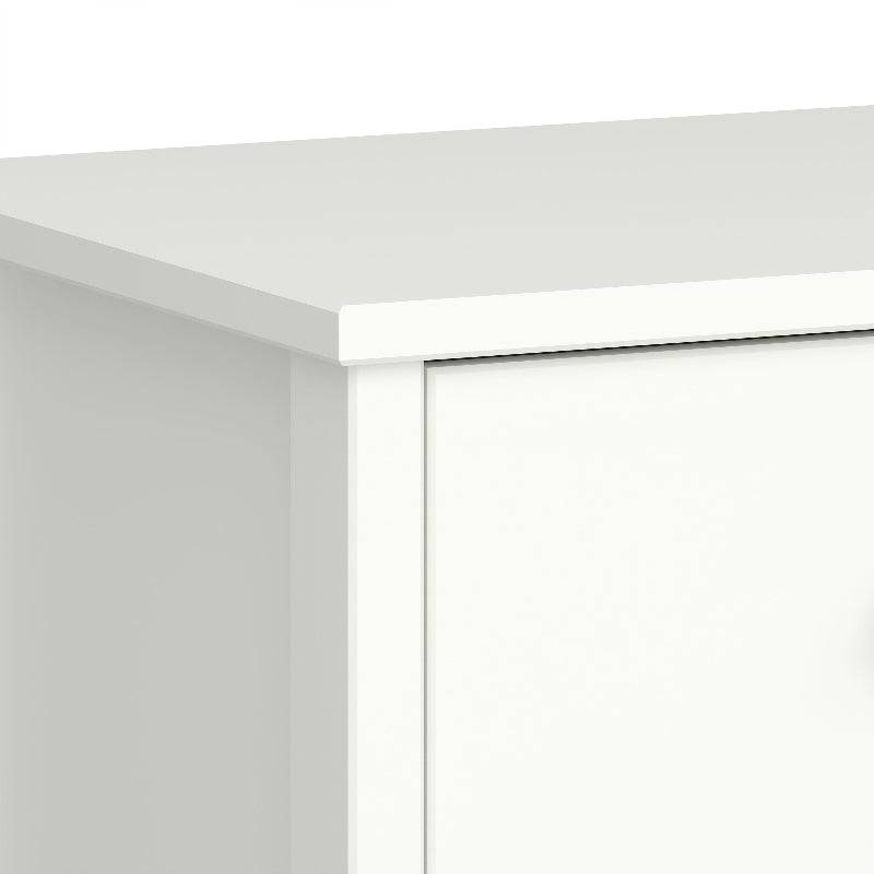 Tromso Off White 3 Drawer Chest of Drawers - White Tree Furniture