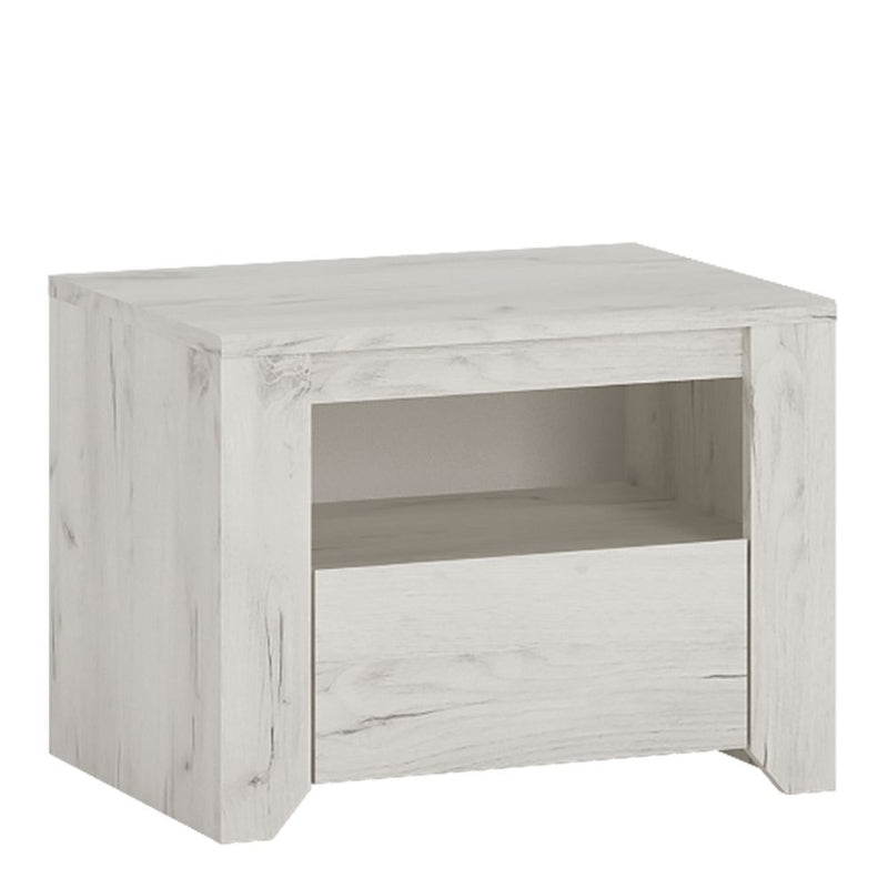 ANGEL SET: Bedside Cabinet + Chest of Drawers + Wardrobe - White Tree Furniture