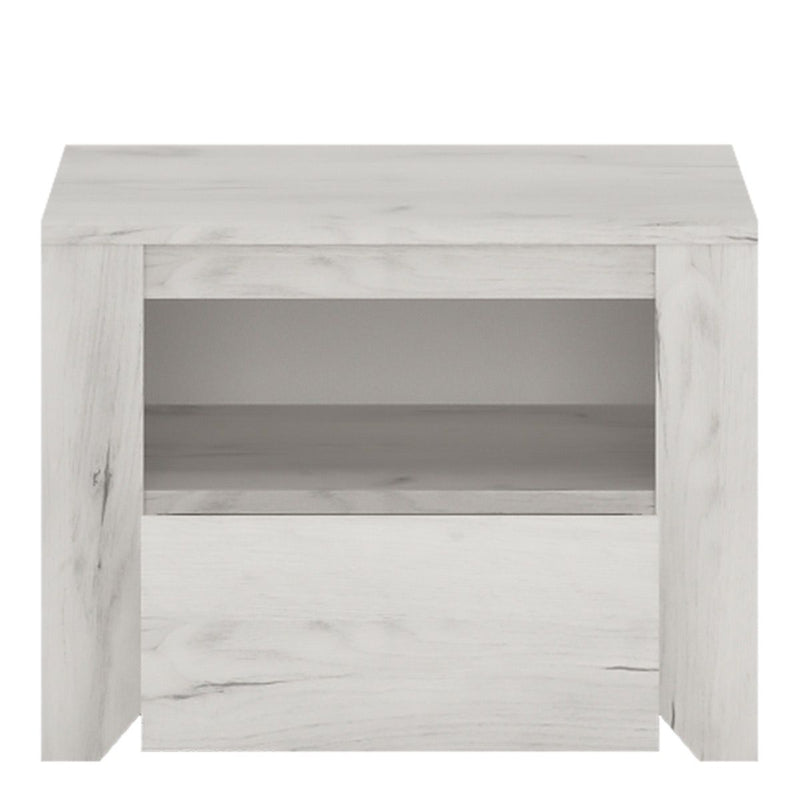 ANGEL SET: Bedside Cabinet + Chest of Drawers + Wardrobe - White Tree Furniture