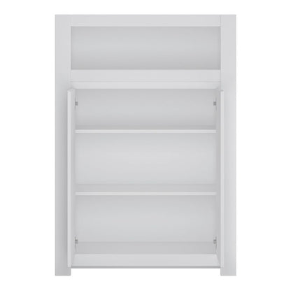 Novi Alpine White Cabinet with 2 Doors - White Tree Furniture