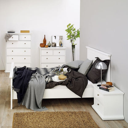 Paris White Chest of 4 Drawers - White Tree Furniture