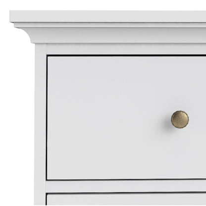 Paris White Chest of 6 Drawers - White Tree Furniture