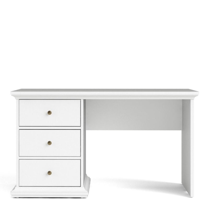 Paris White Desk - White Tree Furniture