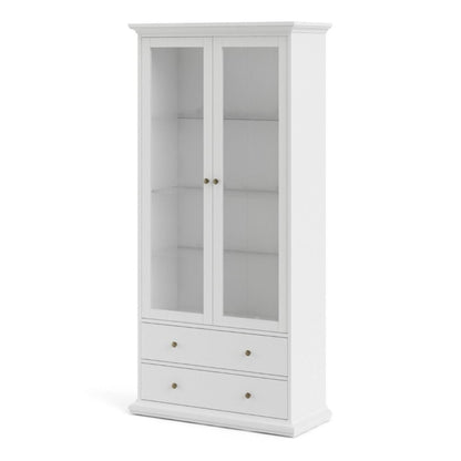 Paris White China Cabinet - White Tree Furniture