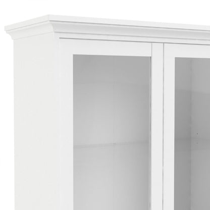 Paris White China Cabinet - White Tree Furniture