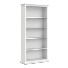 Paris Tall White Bookcase - White Tree Furniture