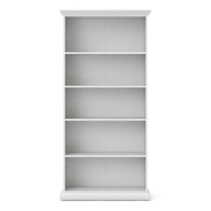 Paris Tall White Bookcase - White Tree Furniture