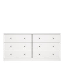 May White Chest w/ 6 Drawers - White Tree Furniture