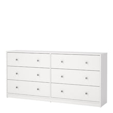 May White Chest w/ 6 Drawers - White Tree Furniture