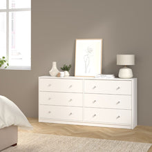 May White Chest w/ 6 Drawers - White Tree Furniture