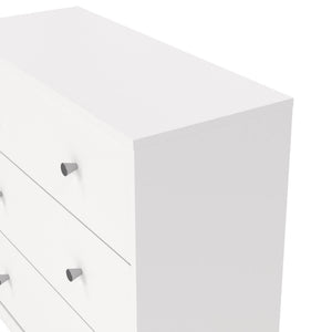 May White Chest w/ 3 Drawers - White Tree Furniture