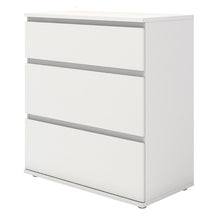 Nova White Chest of 3 Drawers - White Tree Furniture