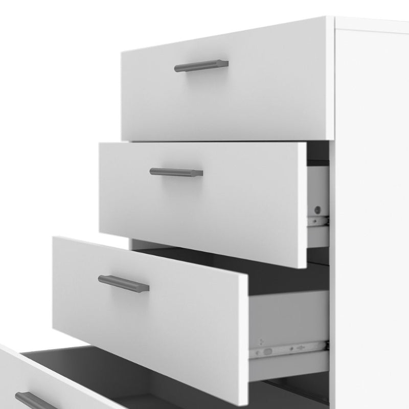 Pepe White Chest of 4 Drawers - White Tree Furniture