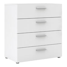 Pepe White Chest of 4 Drawers - White Tree Furniture