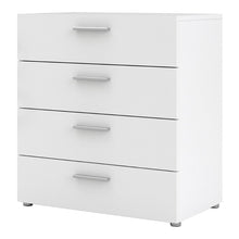 Pepe White Chest of 4 Drawers - White Tree Furniture