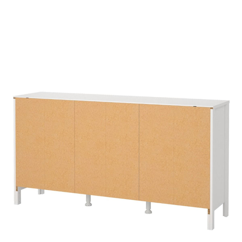 Madrid White Sideboard w/ 2 Doors & 3 Drawers - White Tree Furniture