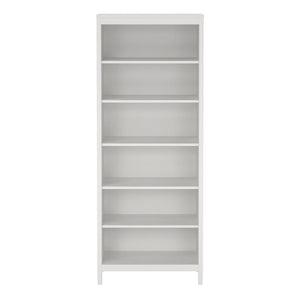 Madrid Tall White Bookcase - White Tree Furniture