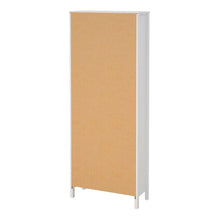 Madrid Tall White Bookcase - White Tree Furniture