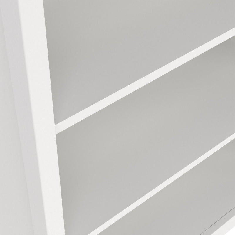 Madrid Tall White Bookcase - White Tree Furniture