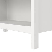 Madrid Tall White Bookcase - White Tree Furniture