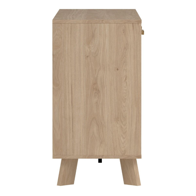 Ikast Sideboard w/ 3 Drawers in Jackson Hickory & White - White Tree Furniture