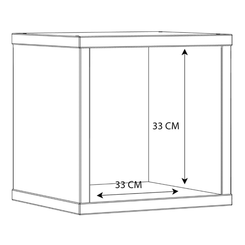 Mauro Singular Storage Unit in High Gloss White - White Tree Furniture