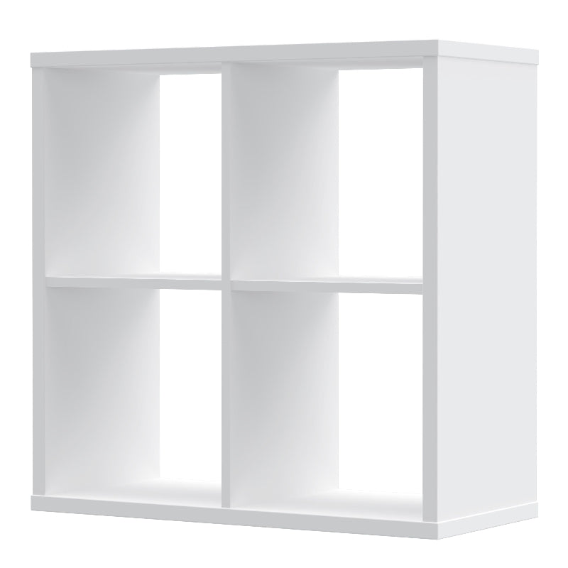 Mauro 2 x 2 Storage Unit in High Gloss White - White Tree Furniture