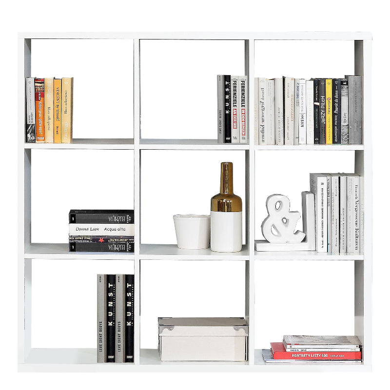 Mauro 3 x 3 Storage Unit in Matt White - White Tree Furniture