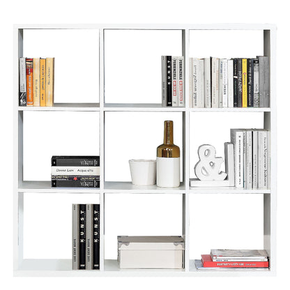 Mauro 3 x 3 Storage Unit in Matt White - White Tree Furniture