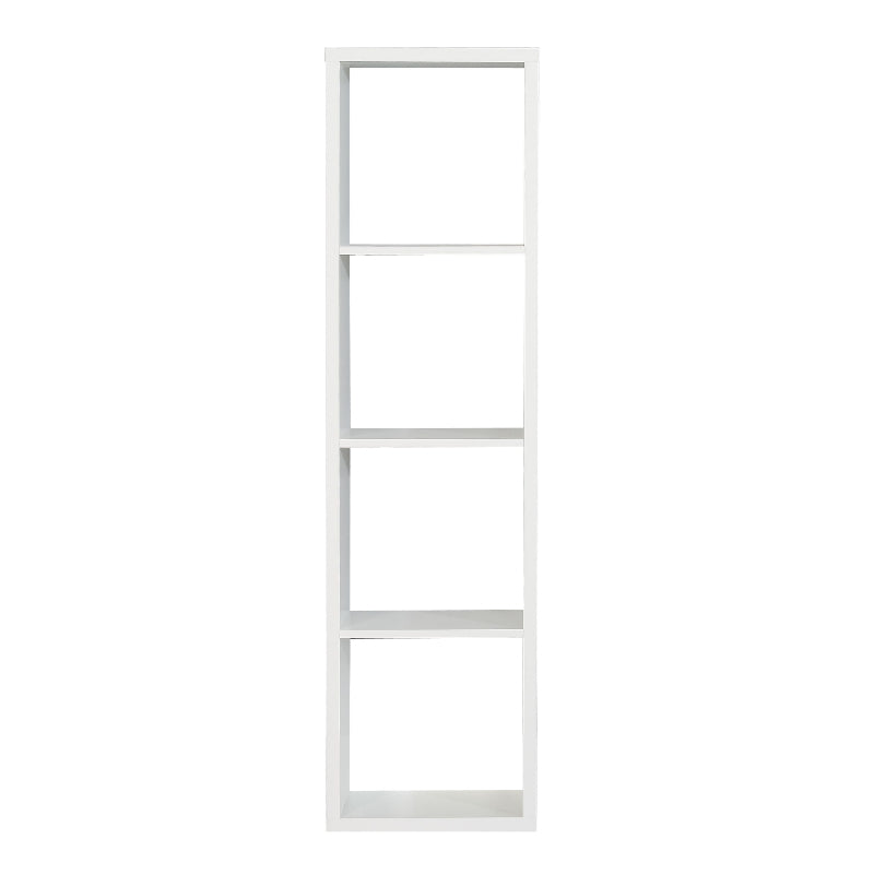 Mauro 3 Shelves Storage Unit in Matt White - White Tree Furniture