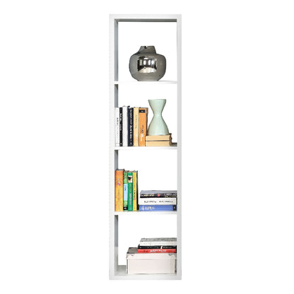 Mauro 3 Shelves Storage Unit in Matt White - White Tree Furniture