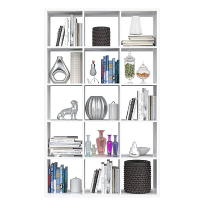 Mauro 3 x 5 Storage Unit in Matt White - White Tree Furniture