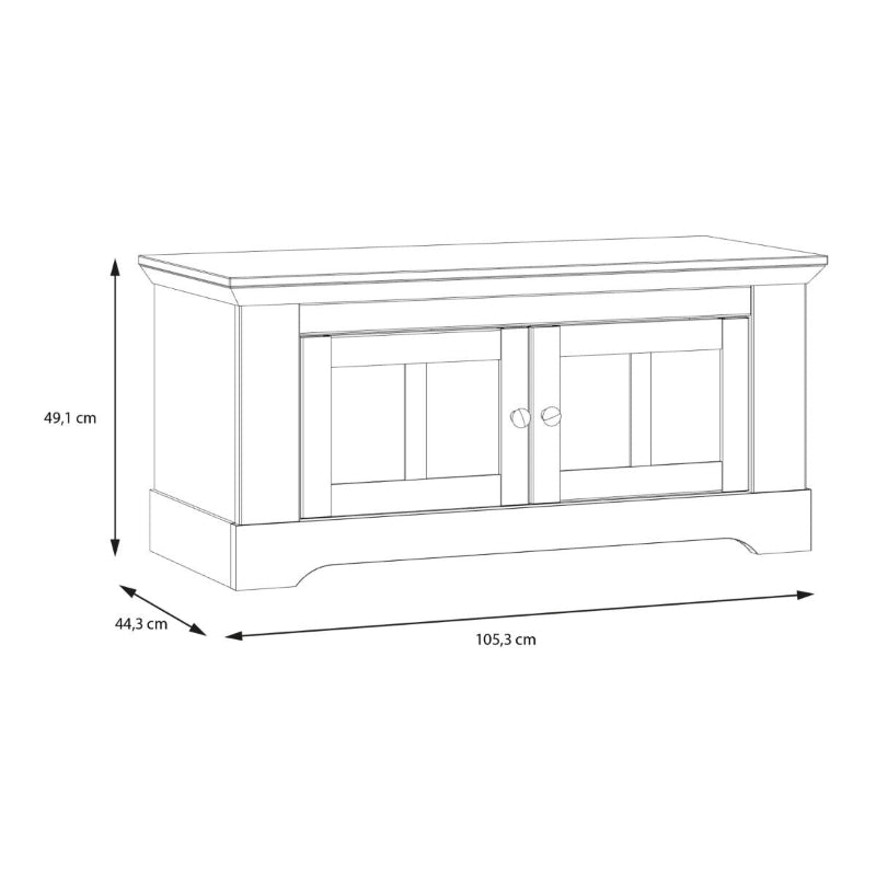 Illopa Entryway Storage Bench in Snowy Oak / Oak Nelson - White Tree Furniture