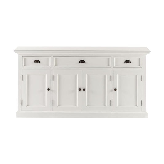 NOVASOLO Halifax White Painted Sideboard Console Table 165cm CA633 - White Tree Furniture