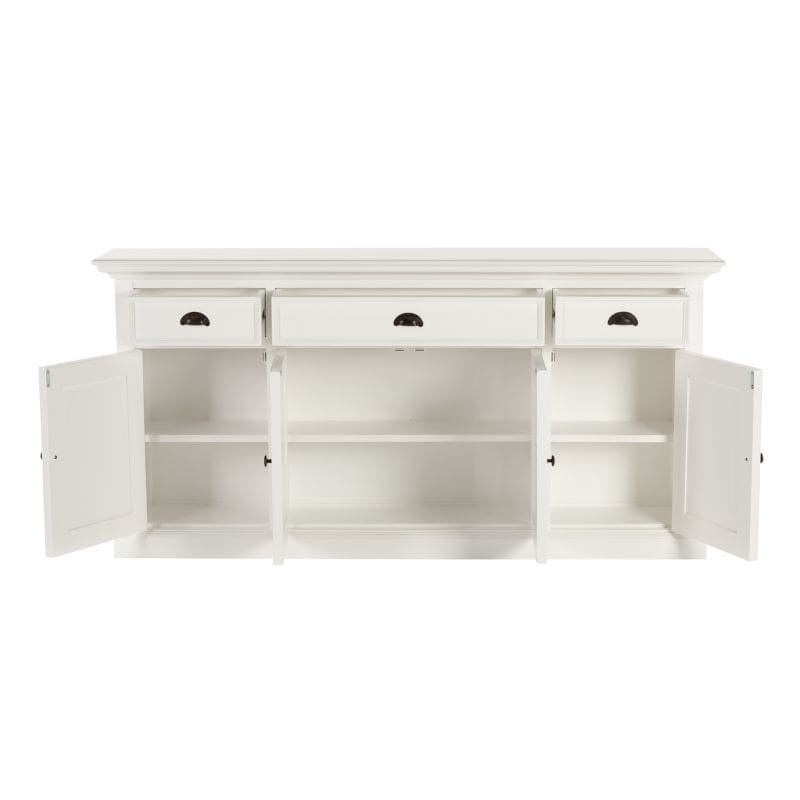 NOVASOLO Halifax White Painted Sideboard Console Table 165cm CA633 - White Tree Furniture