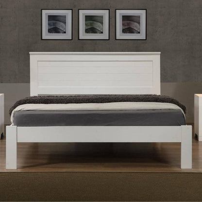 Etna White Painted King Size Bed - White Tree Furniture