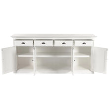 NOVASOLO Halifax Large White Sideboard 200cm B194 - White Tree Furniture