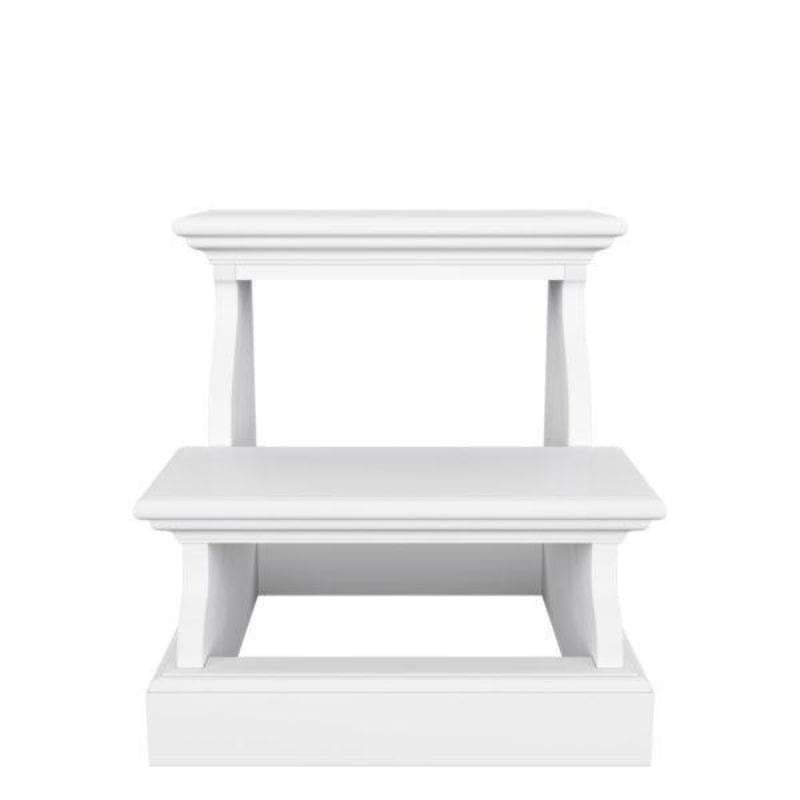 Halifax White Painted Bed Step Stool S001 - White Tree Furniture