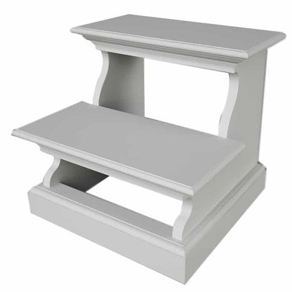 Halifax White Painted Bed Step Stool S001 - White Tree Furniture