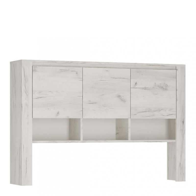 Angel White Bookcase Top for Desk - White Tree Furniture