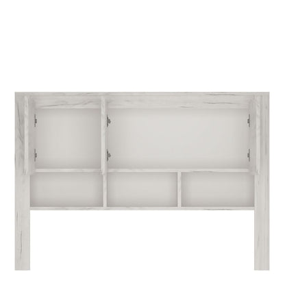 Angel White Bookcase Top for Desk - White Tree Furniture