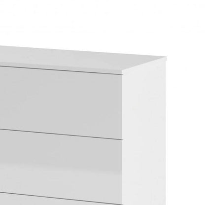 Arctic High Gloss White Chest of 3 Drawers - White Tree Furniture