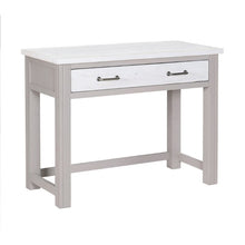 Baumhaus Greystone Reclaimed Hidden Space Saver Desk in Grey and Distressed White VTTG06A - White Tree Furniture