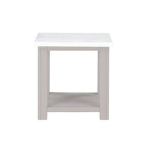 BAUMHAUS Greystone Reclaimed Lamp Table VTTG10A - White Tree Furniture