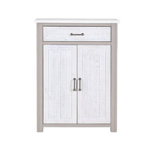 Baumhaus Greystone Reclaimed Shoe Storage Cupboard VTTG20A - White Tree Furniture