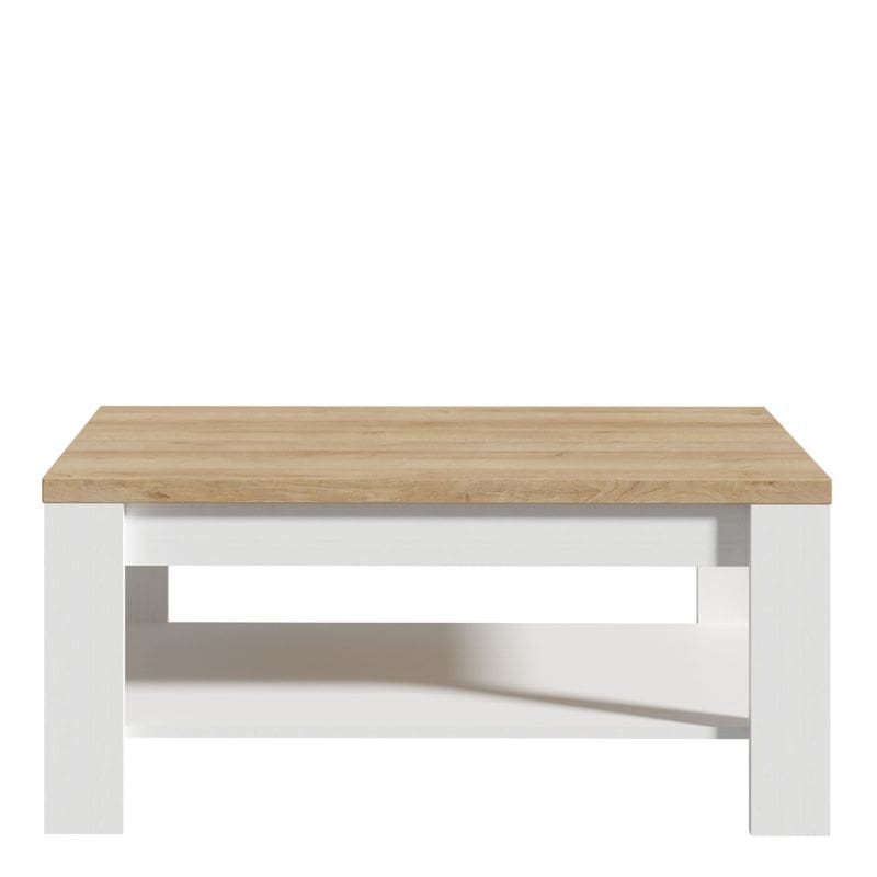 Bohol Coffee Table in Riviera Oak / White - White Tree Furniture